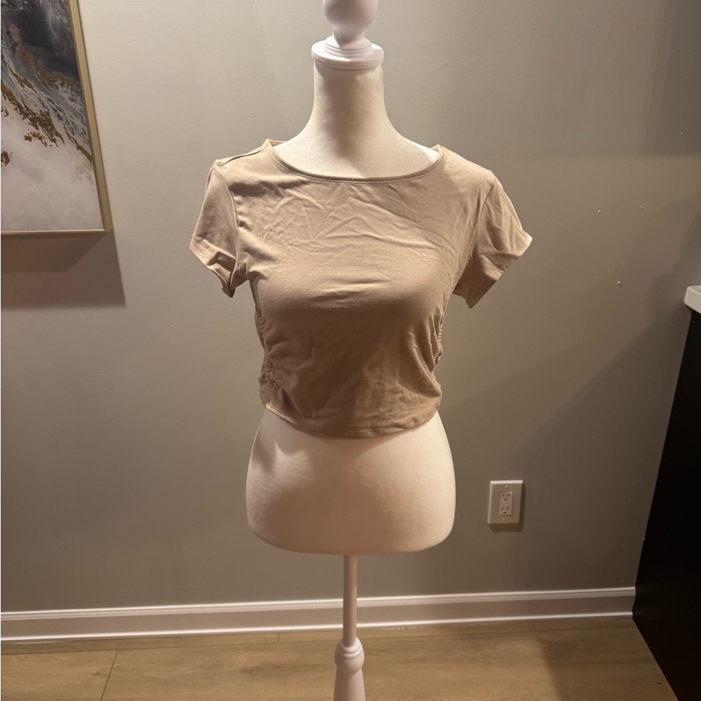 Old Navy Tan Crop Top